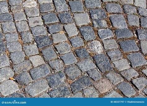 Detail Of Cobblestone Path Stock Image Image Of Paving 48337797