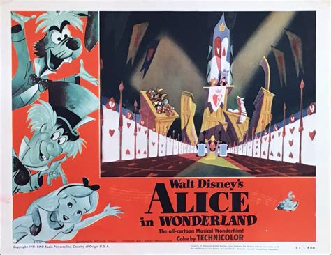 Vintage Disney Alice In Wonderland Art