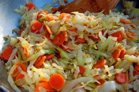 Here in the south, is how we make southern fried cabbage, some with chicken broth, some not. Southern Lady's Recipes: Fried Cabbage with Carrots