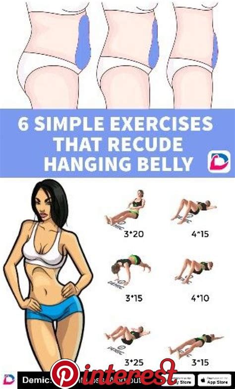 6 Simple Exercises That Reduce Hanging Belly 6 Simple Exercises That