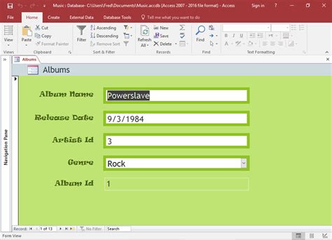 Microsoft Access Forms Nanaxsim