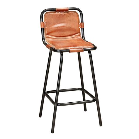 Check spelling or type a new query. Andy Thornton Ltd - Factory bar stool with leather seat ...