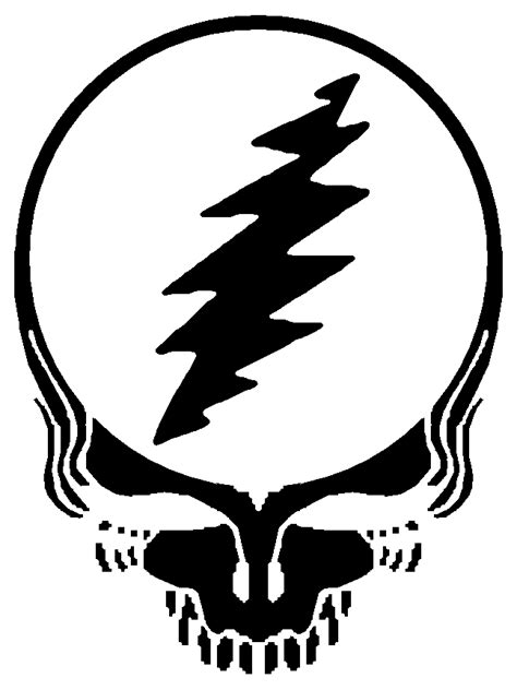 Grateful Dead Skull Coloring Pages Sketch Coloring Page