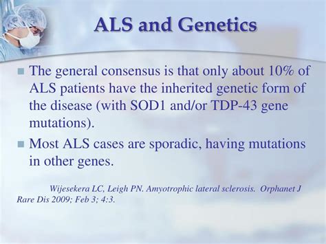 Ppt The Causes And Treatments Of Spontaneous Als Powerpoint