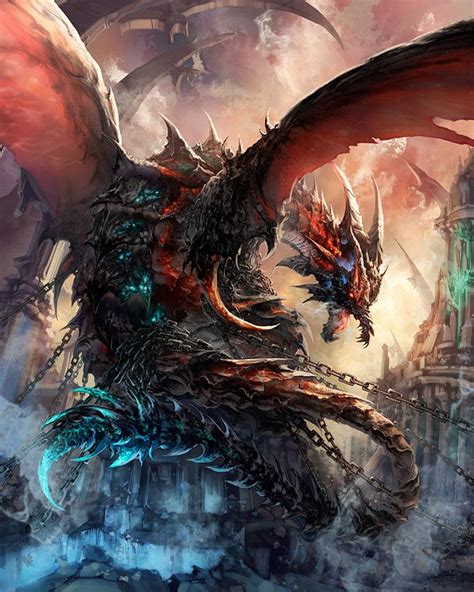Deep Dark Dragon Antilous Chao On Artstation At Dragon Art Fantasy