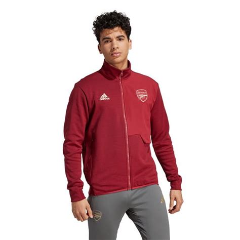 adidas arsenal anthem jacket 2023 2024 adults craft red