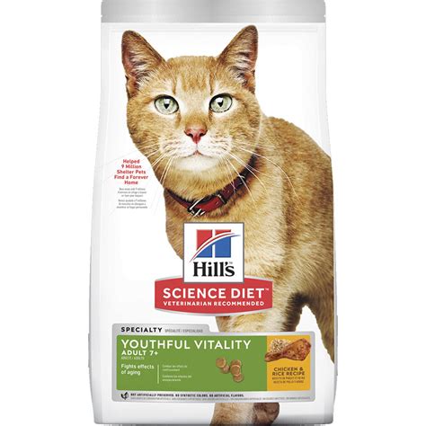 Science diet® brand pet foods are available at most veterinary clinics and hospitals, pet specialty stores, feed stores and some pet grooming facilities. Hill's Science Diet Youthful Vitality Senior Adult 7+ Cat ...