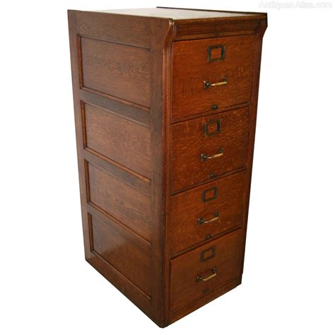 Newport series of tall wooden home office filing cabinets, with fully extended drawers, side tables,strong and stylish golden oak appearance. Oak Filing Cabinet - Antiques Atlas