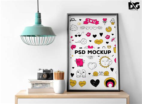 Download Poster Study Room PSD Mockup | Mockup psd, Mockup, Mockup free psd
