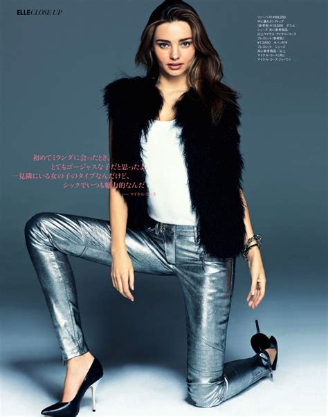 Miranda Kerr By Chris Colls For Elle Japan December 2013 Visual