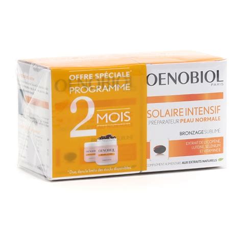 Oenobiol Solaire Intensif Complément Pour Bronzage Peaux Normales