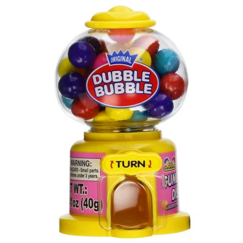 Kidsmania Mini Dubble Bubble Gum Ball Machine 141oz 40g — Mollies
