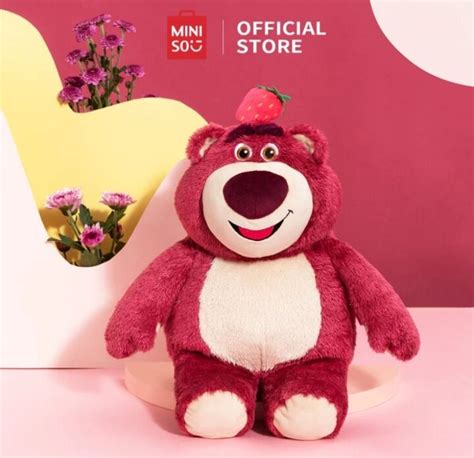 Miniso Boneka Toy Story Lotso Boneka Beruang Mainan Mewah Bear Lotso 25