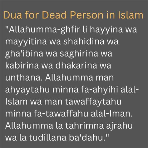Dua For Dead Person In Islam Honoring The Departed Through Prayer Quran Rumi