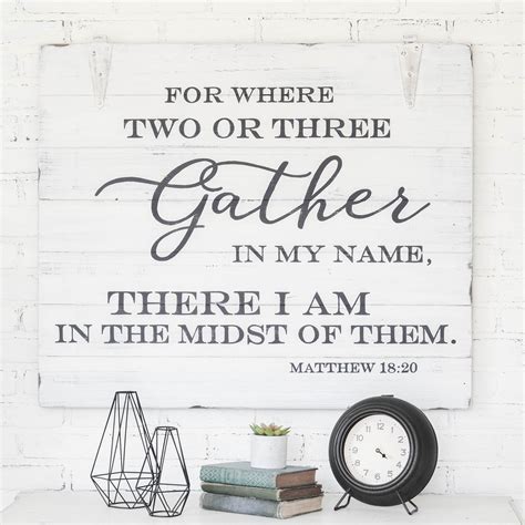 Gather Sign In 2021 Gather Sign Scripture Signs Bible Verse Signs