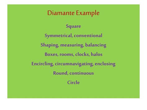 Ppt Diamante Poetry Powerpoint Presentation Free Download Id2272932