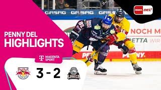 Ehc Red Bull M Nchen L Wen Frankfurt Highlights Penny Del By