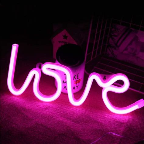 Love Neon Sign Love Neon Sign Neon Light Signs Neon Signs