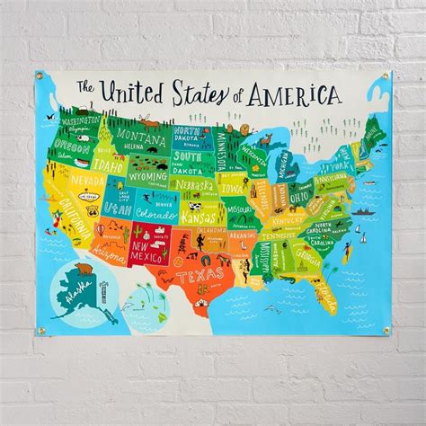 20 Ideas Of United States Map Wall Art