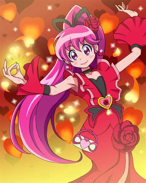 Aino Megumi And Cure Lovely Precure And 1 More Drawn By Watosonshi