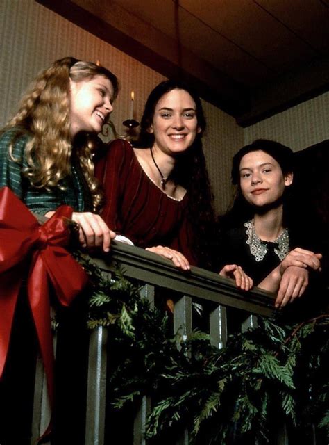 Winona Ryder Claire Danes And Kirsten Dunst On The Set Of Little Women