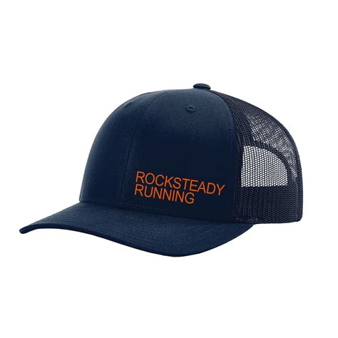 Rocksteady Running Muted Logo Mid Pro Trucker Hat Navy