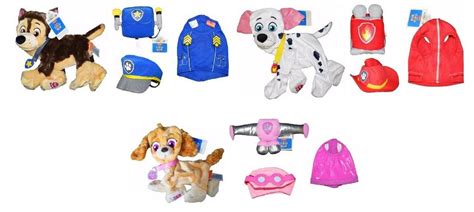 Nwt Build A Bear Unstuffed Paw Patrol Chase Marshall Skye Pups W