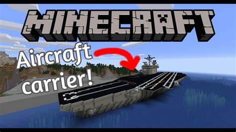 I M Building An Aircraft Carrier In Minecraft Youtube