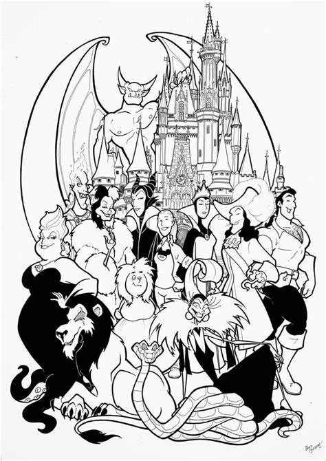 Disneyland Rides Coloring Pages At Free Printable