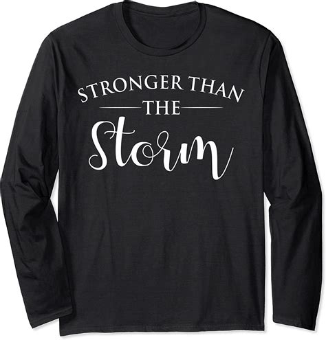Stronger Than The Storm Inspirational Motivational Long