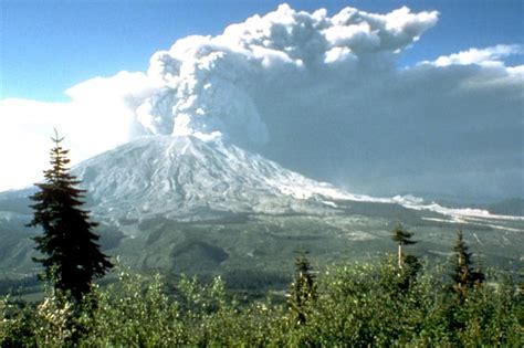 Mt Saint Helens Eruption Mountain Volcano Smoke Eruption Hd