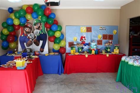 Lanniversaire De Mario Et Luigi My Fair Party Super Mario Party