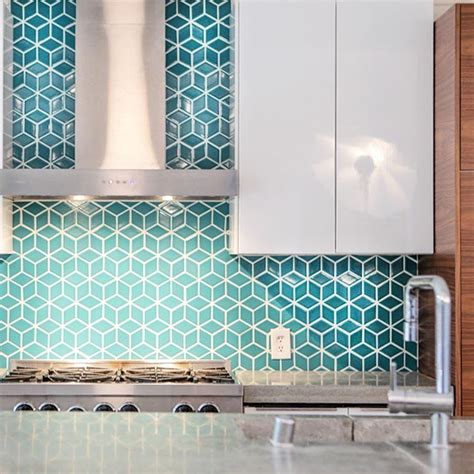 55 Stunning Geometric Backsplash Tile Kitchen Ideas Decorating Ideas