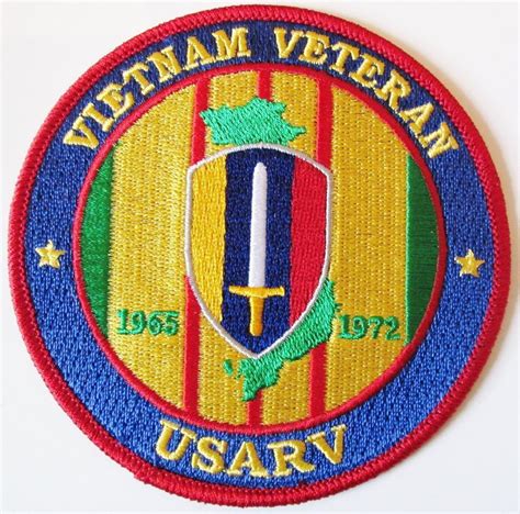 Usarv United States Army Vietnam 4 Inch Round Patch 2 Patches