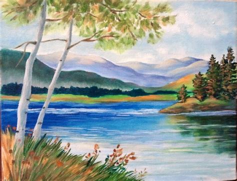 Images For > Easy Scenery Paintings | Watercolor scenery, Scenery paintings, Watercolor scenery ...