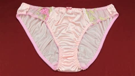 Pink Nylon Panties Panty Bikini Sexy With Lace And Ribbon Japanese Style Size 4l กางเกงในเซ็กซี