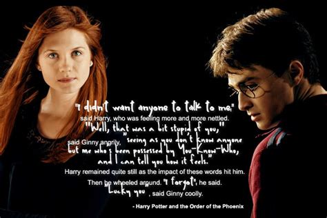 Ginny And Harry Harry Potter Quotes Harry Potter Obsession Harry