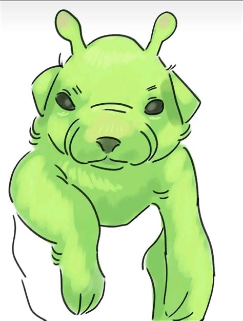 A Green Alien Puppy Aliens Guy Alien Pictures Silly Images Cute