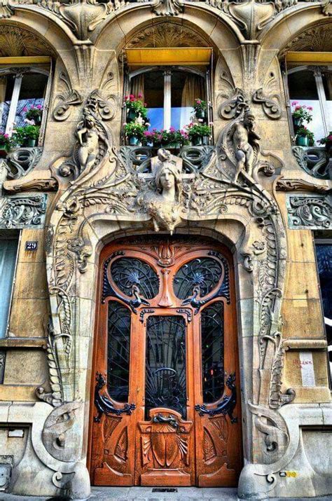Art Nouveau Style Door In Parisfranceits Architectjules Lavirotte 1909 Art Nouveau
