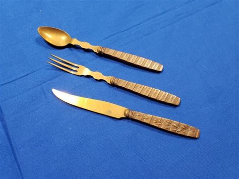 Trench Art Utensil Set Wwi Doughboy Military Collectables Springfield