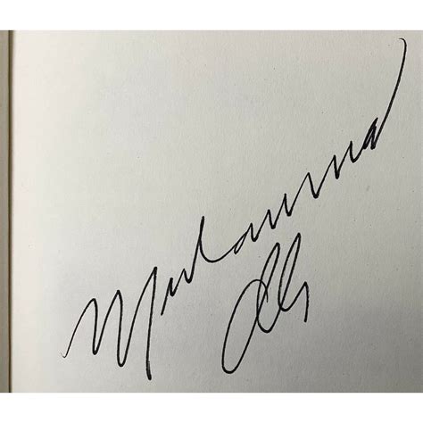 Muhammad Ali Signed Book The Greatest My Own Story Hcb Boxing Autograph