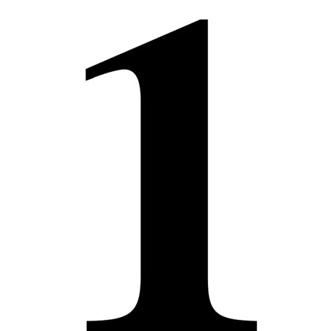 1 Number Png Pic Png All Png All