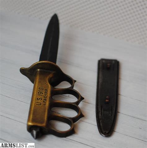 Armslist For Sale Lfc 1918 Mark I Trench Knife Knuckle Duster W