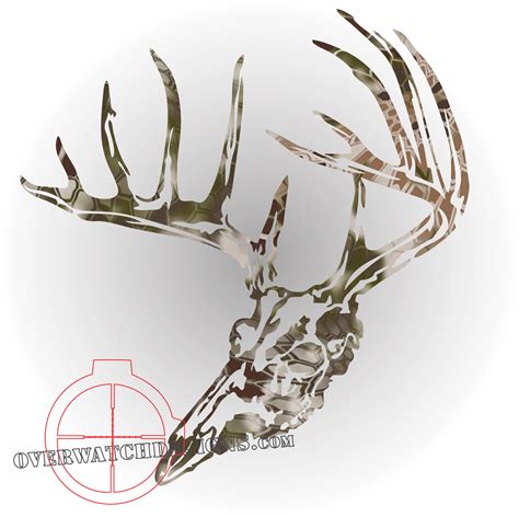 Paper Deer Skull Decal Paper And Party Supplies Bumper Stickers Pe