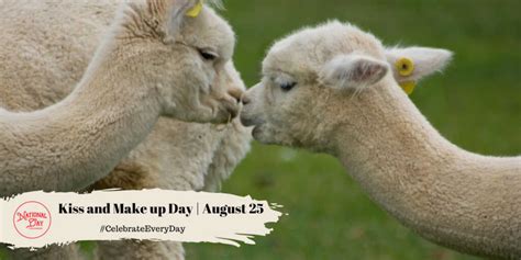 National Kiss And Make Up Day August 25 National Day Calendar