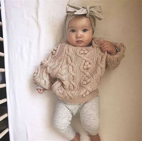 Baby Girl Sweater Outfit Idea Perfect Fall Outfit For Little Ones
