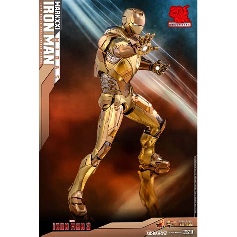 Hot Toys Marvel Iron Man Mark Xxi Midas 16 Scale Action Figure