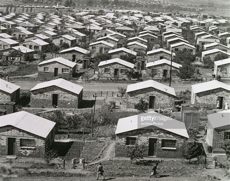 Houses In Orlando A Township In Soweto Johannesburg South Africa