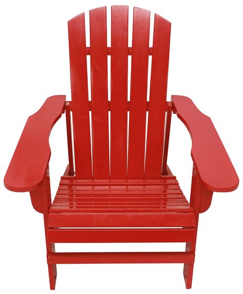 Red Adirondack Chair Leigh Country
