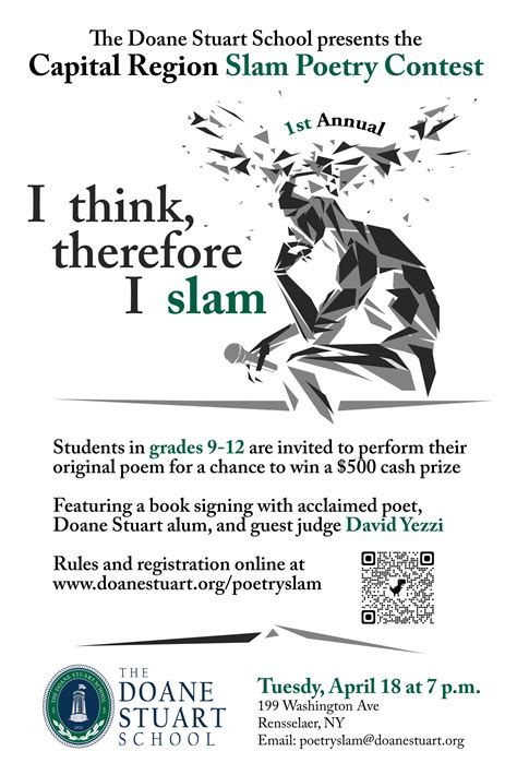 The 1st Annual Capital Region Poetry Slam Contest Doane Stuart